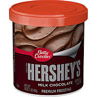 Безглютенова глазурь для тортів - Betty Crocker Gluten Free Hershey's Milk Chocolate Frosting, 453г