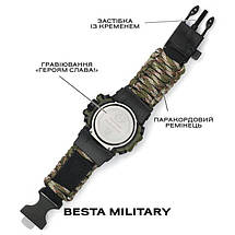Чоловічий наручний годинник Besta Military з компасом, фото 5