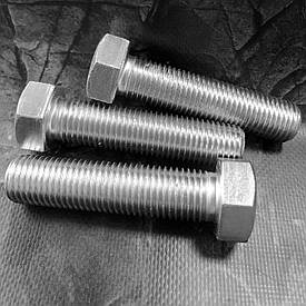 ГОСТ 7796 Болт зі зменшеною шестигранною головкою 8.8 цинк повна різьба