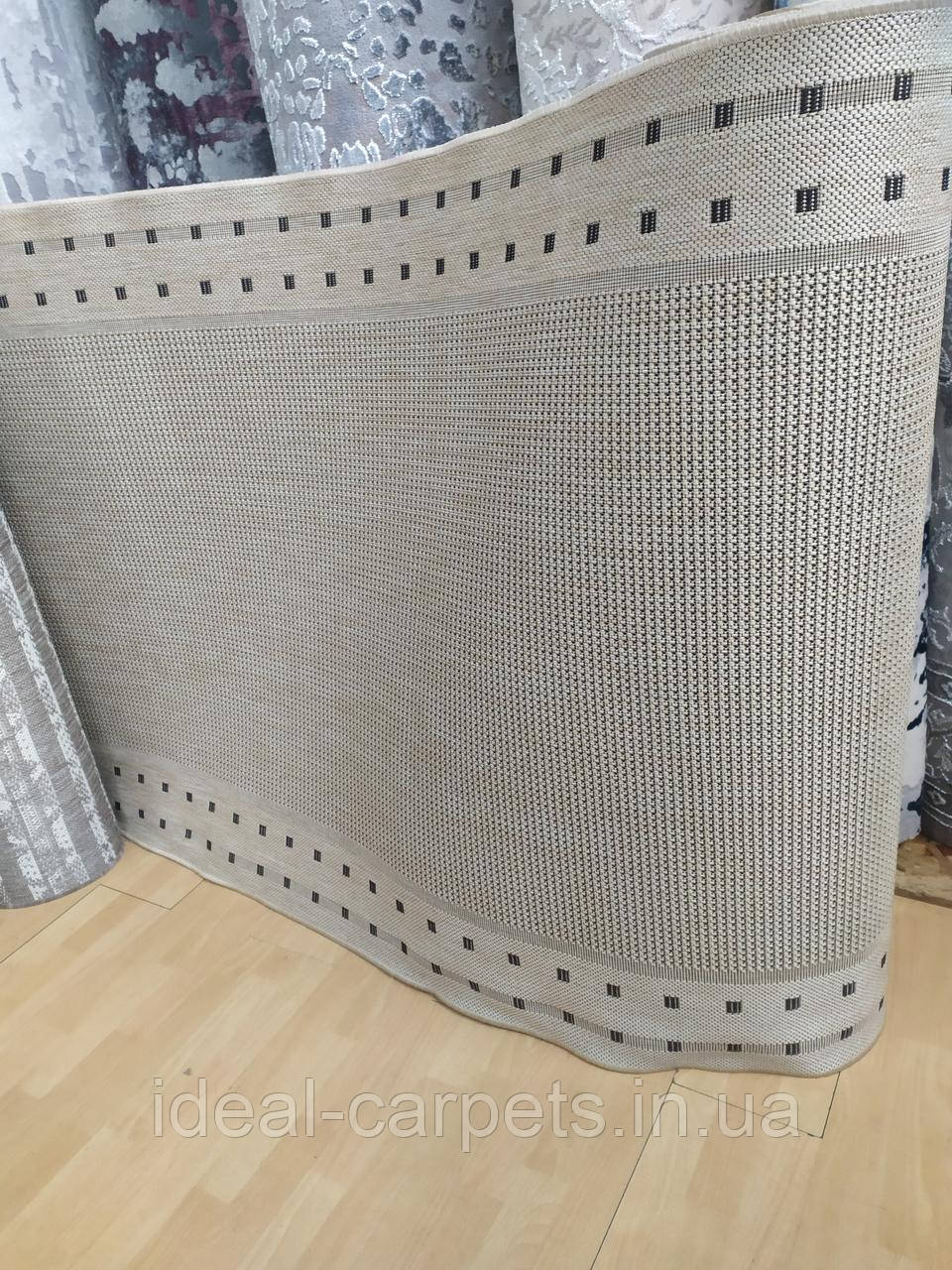 Доріжка на латексній основі Flex 1963-19 Бежевий На відріз 1.2м, 2м Прогумована