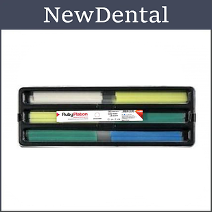 Штрипси для полірування RubyPlaton 75шт Синій-зелений-жовтий-білий