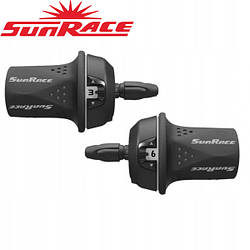 Шифтери велосипедні SunRace TSM21 (84-98) комплект 3/6 швидкостей