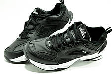 Кросівки чоловічі M2K Tekno (Air Monarch) чорні з білим 44р., фото 4