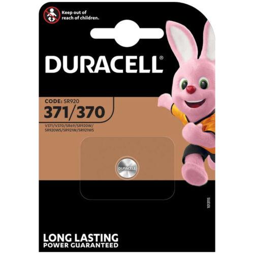 Батарейка DURACELL Silver Oxide V371/V370//SR920W/SR69 (AG6)