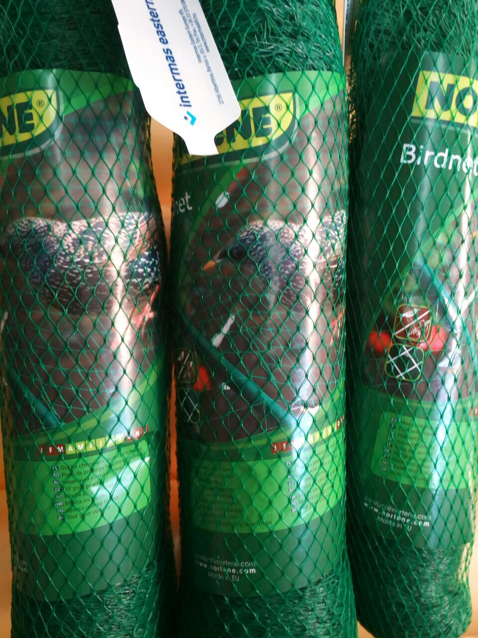 Захисна сітка від птахів Угорщина "Intermas" зелена 4*10м, фото 1