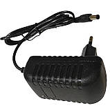 Адаптер (блок живлення) 12V. - 1.5A. для манікюрної лампи зі шнуром - 90 см. та роз'ємом 5,5 мм., №2, фото 3