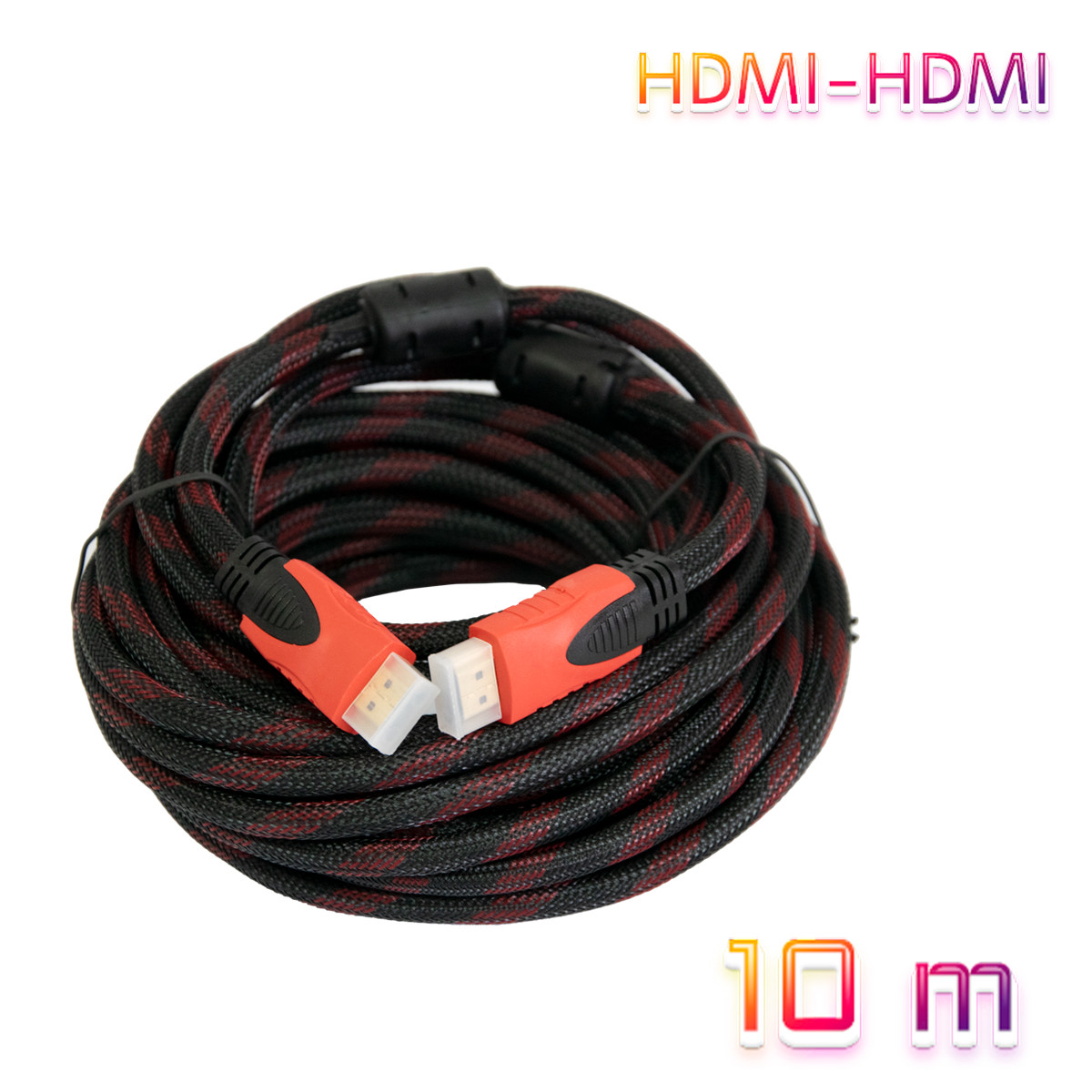 Кабель-подовжувач HDMI-HDMI 10 метрів, HDMI шнур від ноутбука до телевізора, ашдиэмай кабель