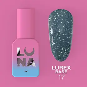 Камуфлююча світловідбиваюча база LunaMoon Lurex Base №17, 13 мл