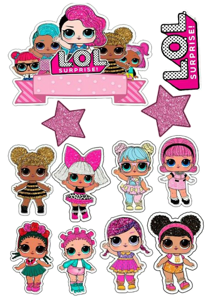 Вафельна картинка ляльки ЛОЛ №5