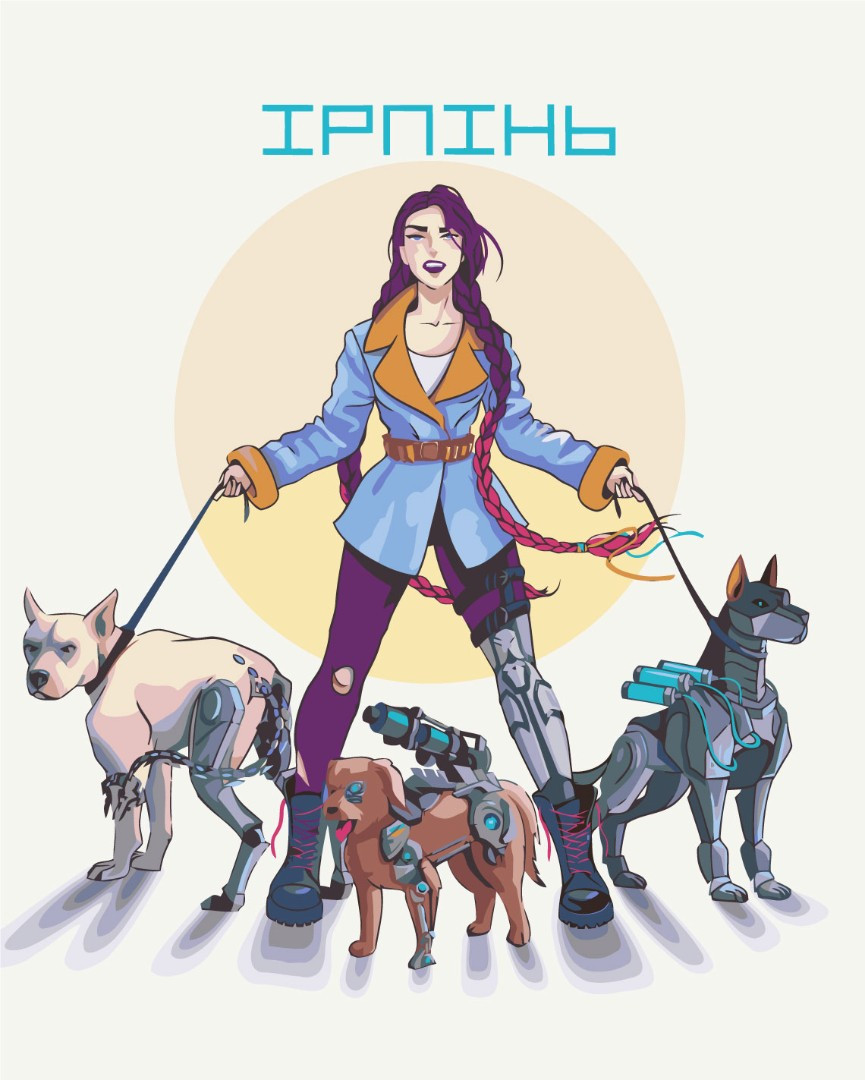 Картина за номерами Хоробрий Ірпінь 40х50 см