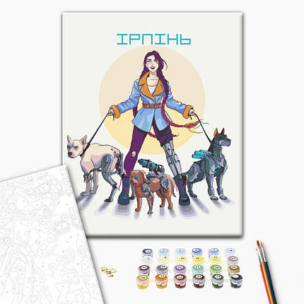 Картина за номерами Хоробрий Ірпінь 40х50 см, фото 2