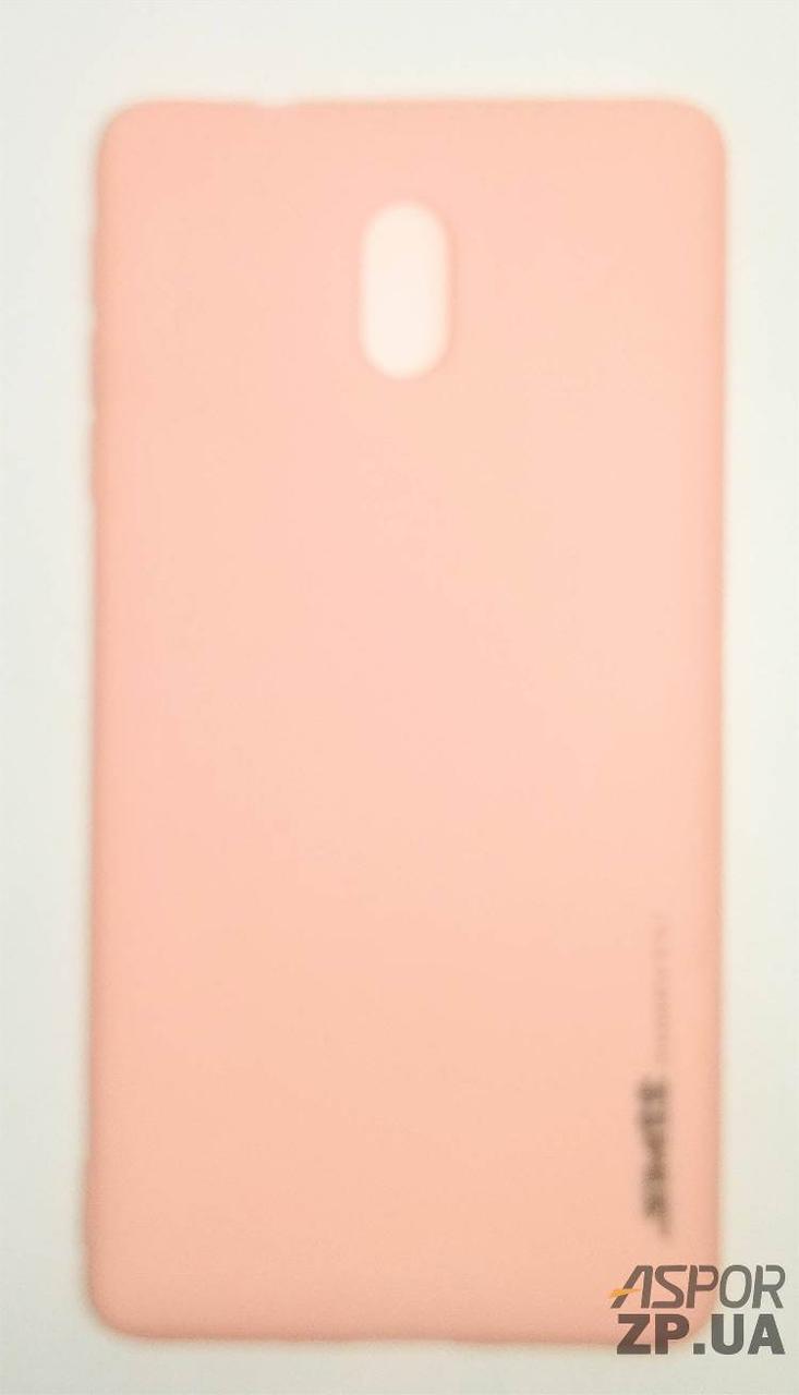 Чохол Nokia 3- SMTT Soft Touch рожевий, фото 1