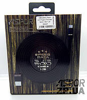 USB кабель Aspor A137 Type-C Плоский Nylon 2.4A/1.2м- чорний