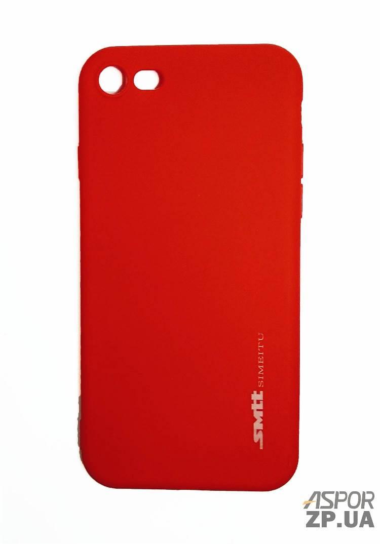 Чохол iPhone 7/8- SMTT Soft Touch червоний, фото 1