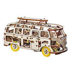 Дерев'яний конструктор "Dream Van" Time for Machine T4M380301 Жовтий, World-of-Toys