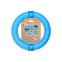 Кольцо для апортировки PitchDog 20, диаметр 20 см, голубой