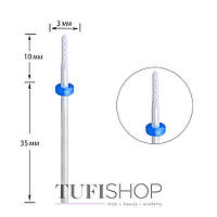 Фреза керамическая 3/32 Small Round средней насечки № 98/2573 KRY047/062 (2573)