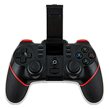 Джойстик бездротовий геймпад для телефону Terios T-6 Bluetooth Gamepad для PC/PS3/iOS/Android чорний, фото 3