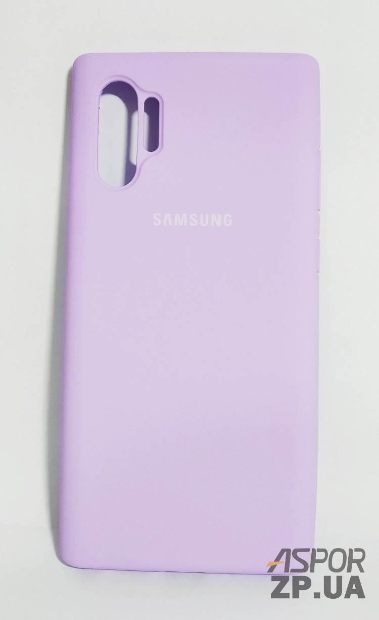 Чохол Samsung Note 10 Pro/Note 10 Plus- Silicone Case Full Cover №7 лаванда, фото 1