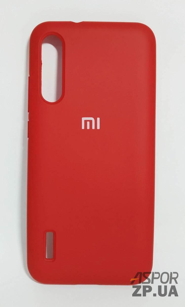 Чохол Xiaomi MI A3/CC9e- Silicone Case Full Cover №33 кітайскій- Silicone Case Full Cover червоний, фото 1