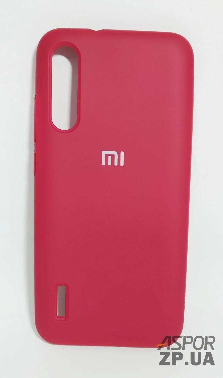 Чохол Xiaomi MI A3/CC9e- Silicone Case Full Cover №42 рожево-червоний, фото 1