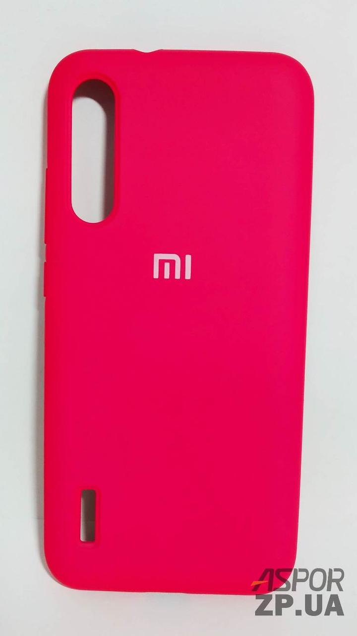 Чохол Xiaomi MI A3/CC9e- Silicone Case Full Cover №37 яскраво-рожевий, фото 1