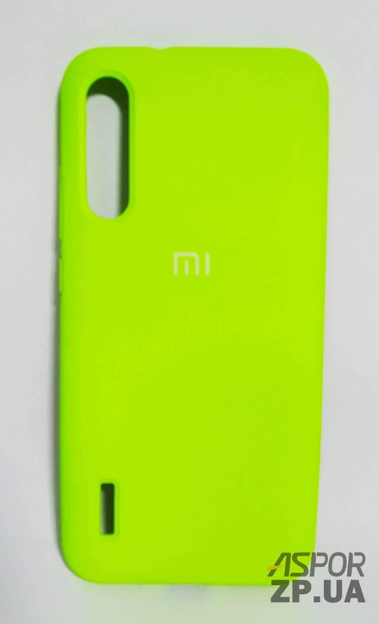 Чохол Xiaomi MI A3/CC9e- Silicone Case Full Cover №39 яскраво-салатовий, фото 1