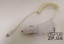 Автомобільний зарядний пристрій Lightning тех. упаковка