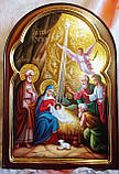 Ікона писана "Різдво Христово", фото 2