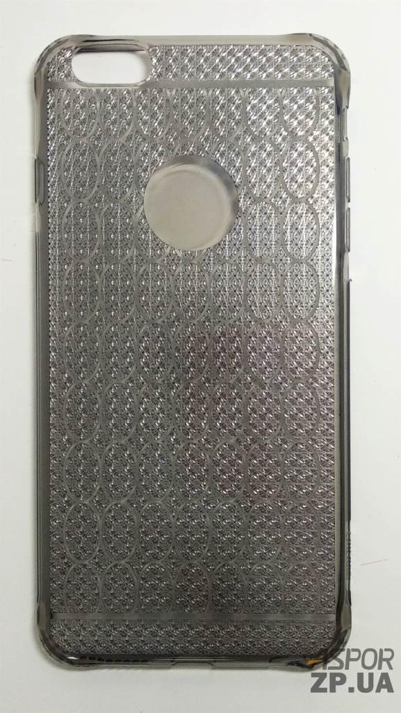 Чохол iPhone 6 Plus- OuCase for Aspor Crystal drop графітовий, фото 1