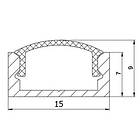 Алюмінієвий LED-профіль ЛП-7 анодований, накладний, фото 4