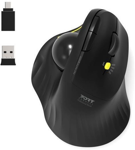 Port Designs Ergonomic Rechargable BT Trackball, фото 1