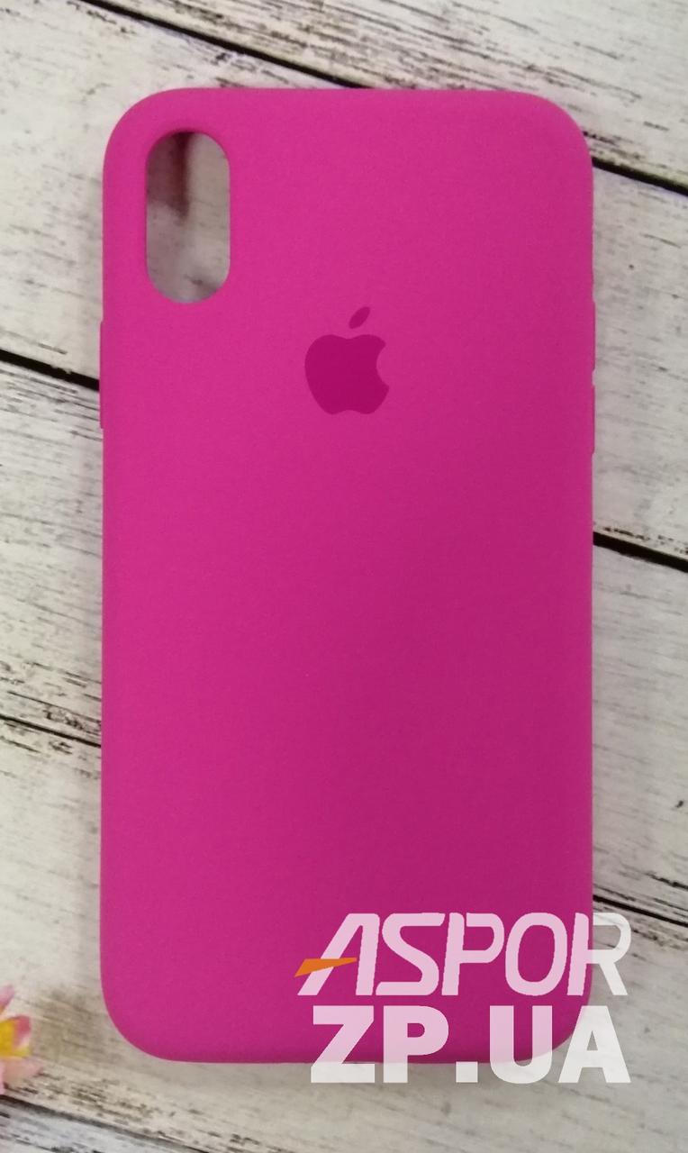 Чохол iPhone XS- Silicone Case Full Cover №54 сливовий, фото 1