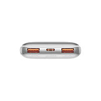 Зовнішній акумулятор Powerbank Baseus 10000MAH 22.5W QC PD 2XUSB USB-C білий, фото 3
