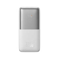 Зовнішній акумулятор Powerbank Baseus 10000MAH 22.5W QC PD 2XUSB USB-C білий, фото 5