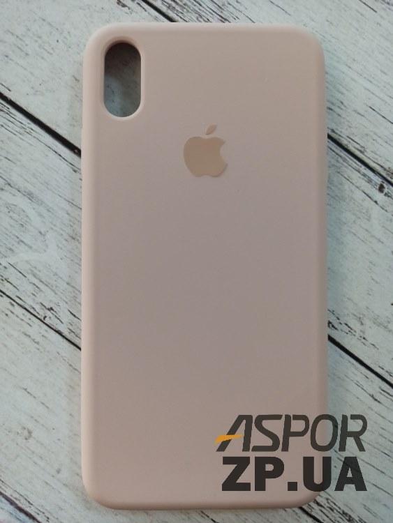 Чохол iPhone XS Max- Silicone Case Full Cover рожевий пісок, фото 1