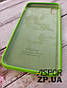Чохол iPhone XS Max- Silicone Case Full Cover салатовий, фото 2