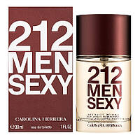 Мужские духи Carolina Herrera 212 Sexy Men Туалетная вода 30 ml/мл оригинал