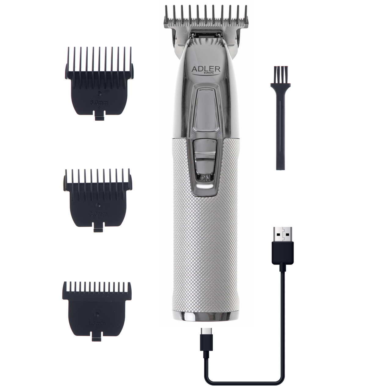 Тример професійний з USB Adler AD 2836 Silver