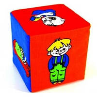 Кубик-брязкальце, серія діти, вивчаємо дії, УИ0006