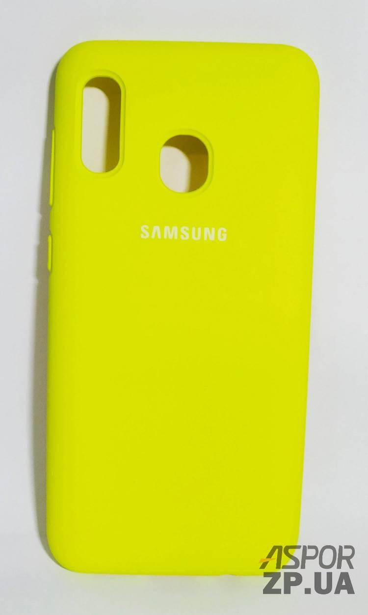 Чохол Samsung A20/A205/A30/A305- Silicone Case Full Cover №43 флеш, фото 1
