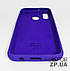Чохол Samsung A40/A405- Silicone Case Full Cover №36 фіолетовий, фото 2