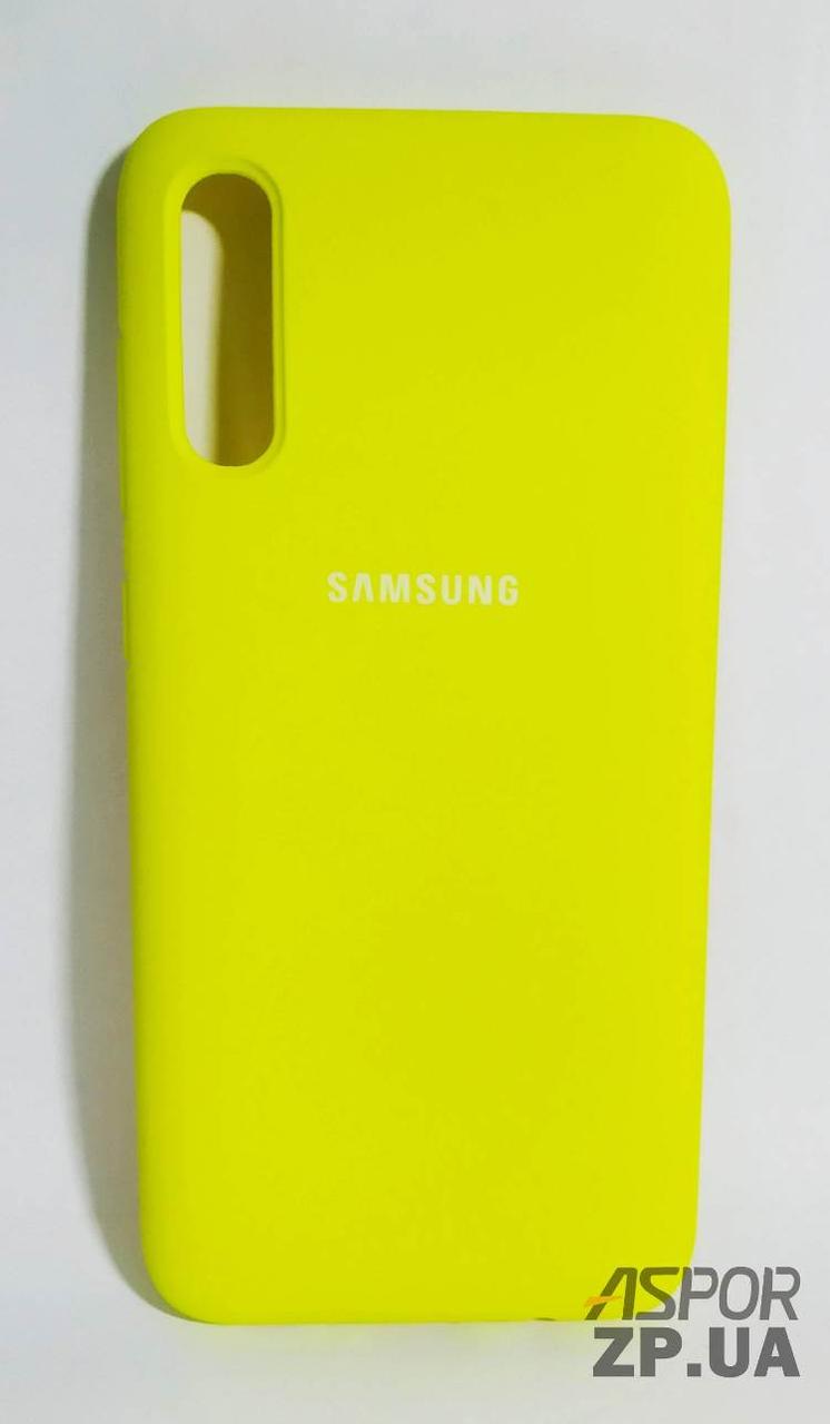 Чохол Samsung A70/A705- Silicone Case Full Cover №43 флеш, фото 1