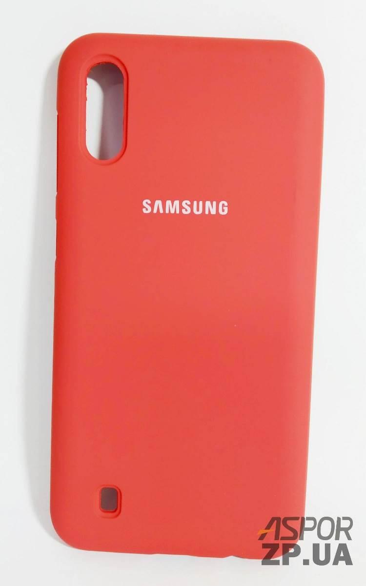 Чохол Samsung M10/M105- Silicone Case Full Cover №25 камелія, фото 1