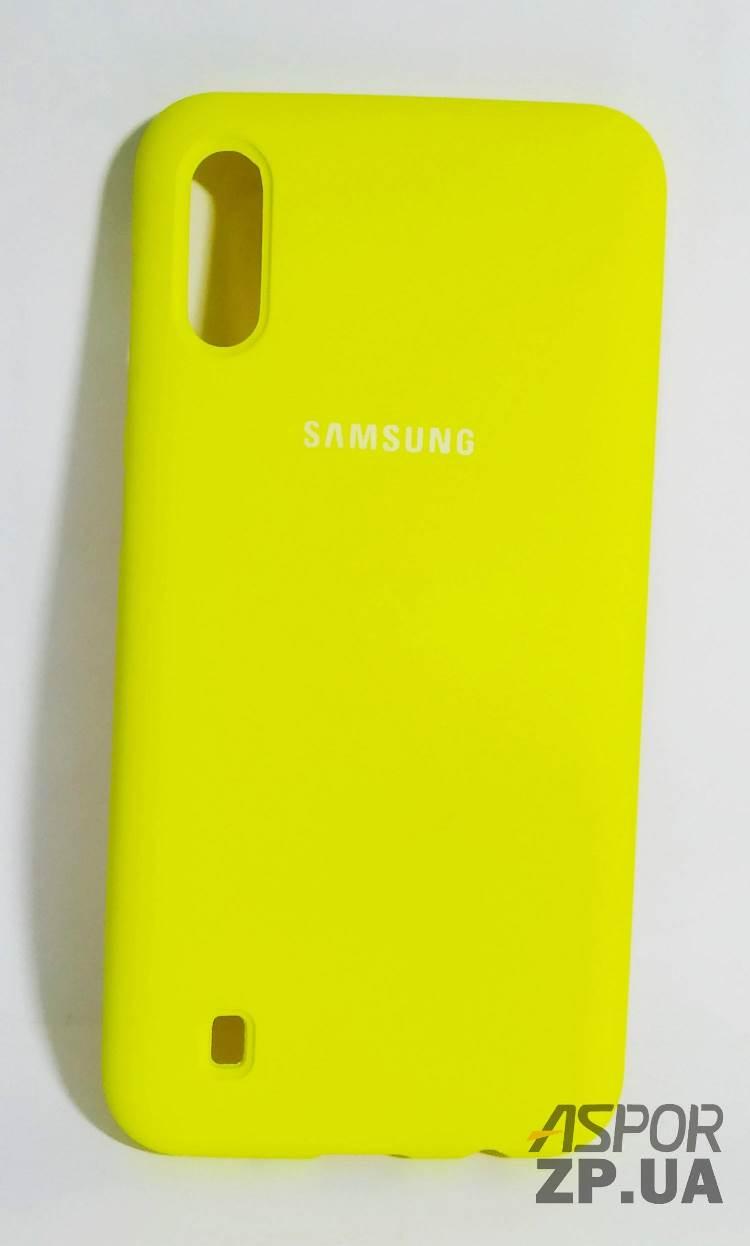 Чохол Samsung M10/M105- Silicone Case Full Cover №43 флеш, фото 1
