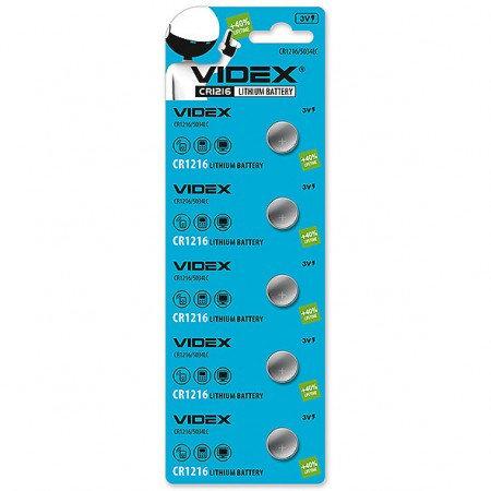 Батарейка CR1216 Videx 3V (ціна за 1шт), фото 1