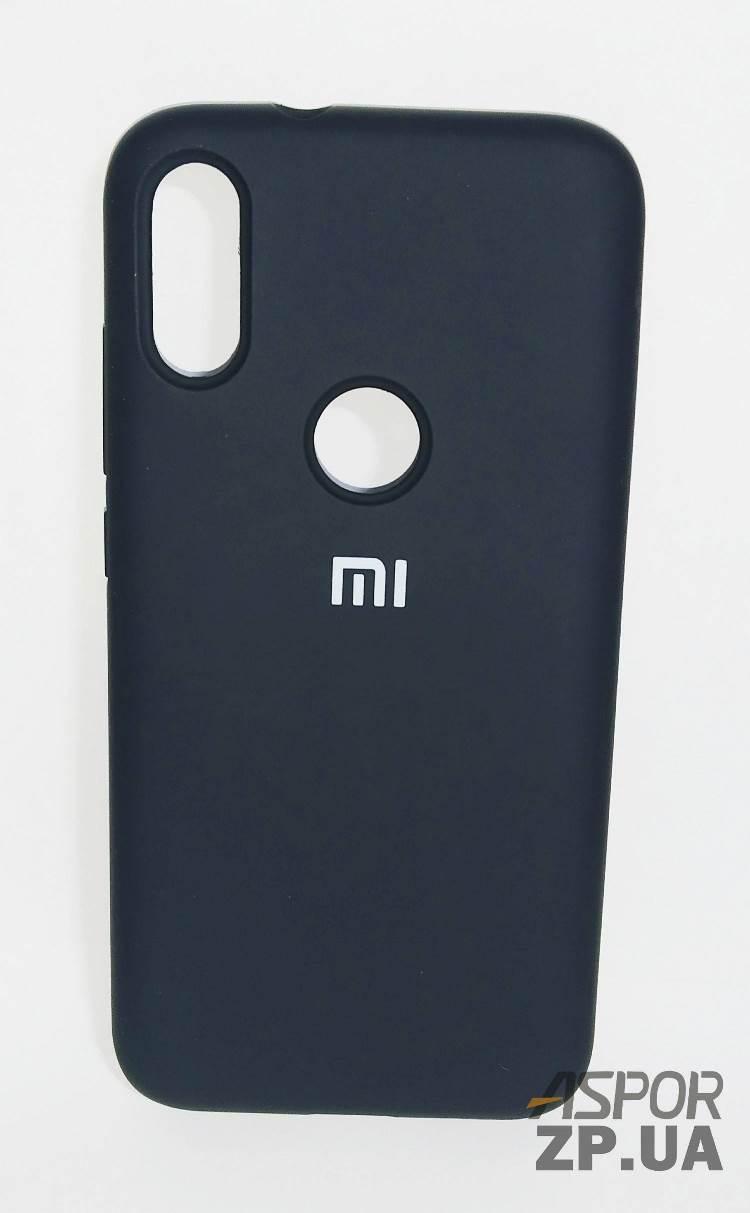 Чохол Xiaomi MI Play- Silicone Case Full Cover №18 чорний, фото 1