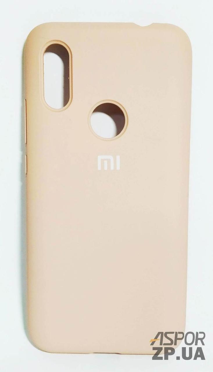 Чохол Xiaomi Redmi 7- Silicone Case Full Cover №1 пісочно-рожевий, фото 1