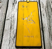 Захисне скло Samsung A42/A425- 6D Premium чорний