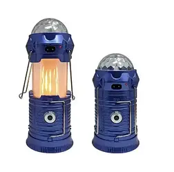Кемпінговий складаний ліхтар SX-6899T з USB та Disco кулею